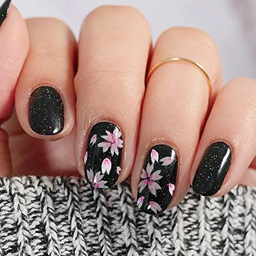 duri Nail Polish, 99 Black Caviar, Pure Black, Full Coverage, Glossy Finish Nails, Fast Drying, Lasting, 0.45 Fl Oz