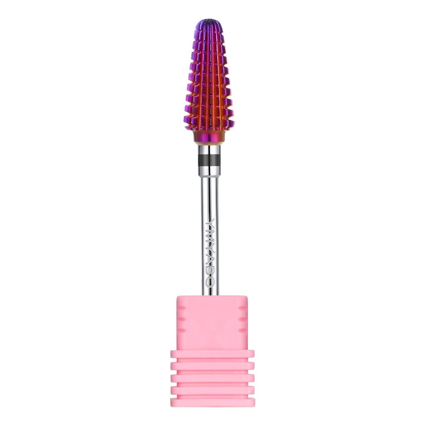 Nail Drill Bit,Professional 3/32" Purple Tornado Carbide Tungsten Multifunction Bits， Fast Remove for Hard Gel and Acrylic, Manicure Pedicure Cuticle Nail Polishing Tool-XC