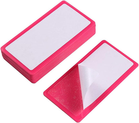 15pcs Nail Art Soft Stamping Protective Rose Red Color Stamper Rectangel Stamp Holder for 6x12cm Stamping Plate