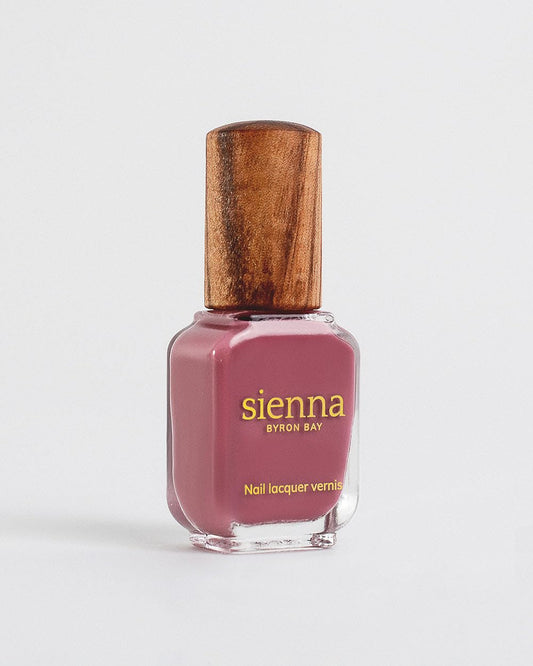 Sienna Byron Bay Heartspace, Raspberry Sorbet Natural Nail Polish, Long-Lasting, Vegan & Cruelty-Free, 10ml – .34 fl oz.