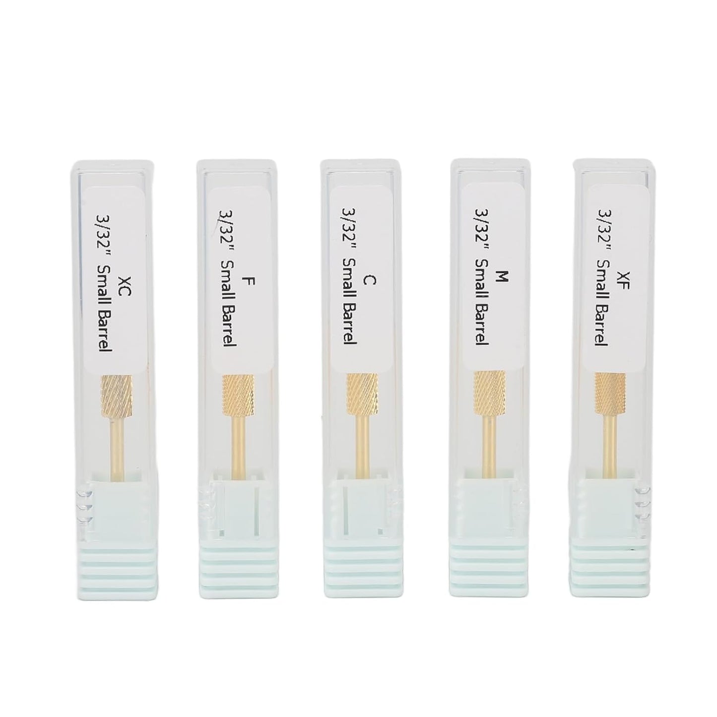 Nail Drill Bits Set, 5PCS Nail Drill Small Bits Sets Polishing Nail Tungsten Steel Drill Bits Manicure Pedicure Grinding Tool Electric Nail Polish Grinder Accessory