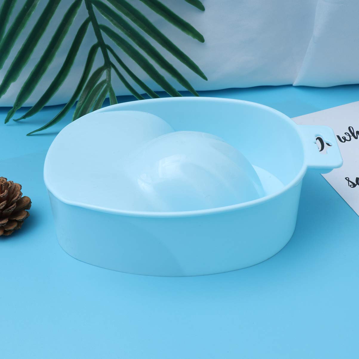 Manicure Soaking Bowls Nail Art Hand Soak Treatment Bowls Soaking Soak Bowl Blue Nail Art Polish Removal Wash Soaker Tray Manicure Spa Tools