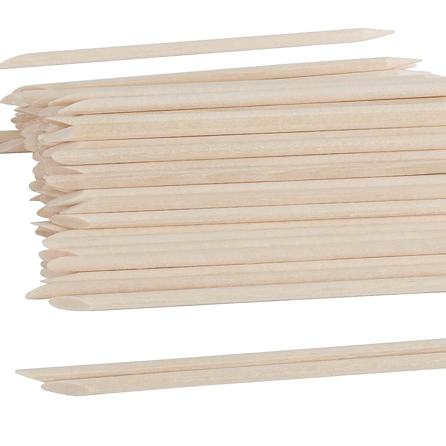 FUNSUEI 2000 PCS 4.5 Inches Orange Sticks for Nails, Double Sided Orange Wood Nail Sticks, Orange Wood Cuticle Sticks for Cuticle Pusher Remover Manicure Pedicure