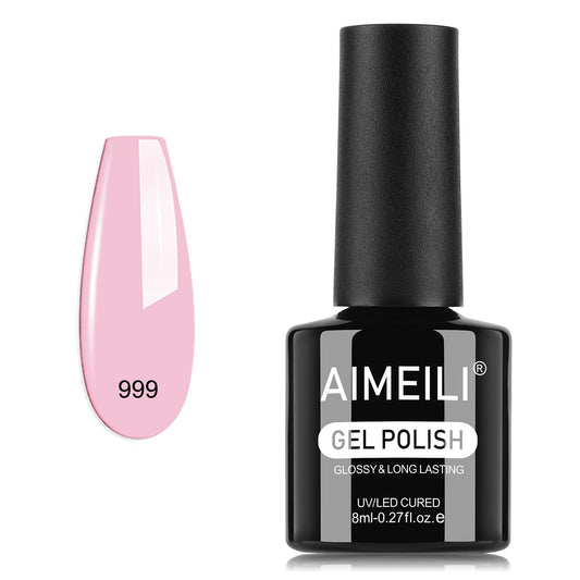 AIMEILI Gel Nail Polish, Hema Free, Cruelty Free, Vegan, Soak Off U V LED Nail Art for Women Girls Manicure Salon DIY Home - 999 8ml