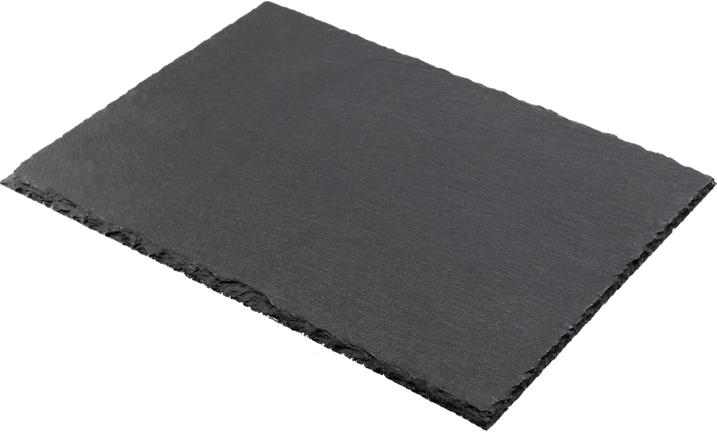 8 PCS 10 x 4.7 Inch Black Slate Cheese Boards, Black Slate Serving Platter with Natural Edge, Slate Stone Serving Tray for Cheese, Charcuterie, Sushi, Appetizers
