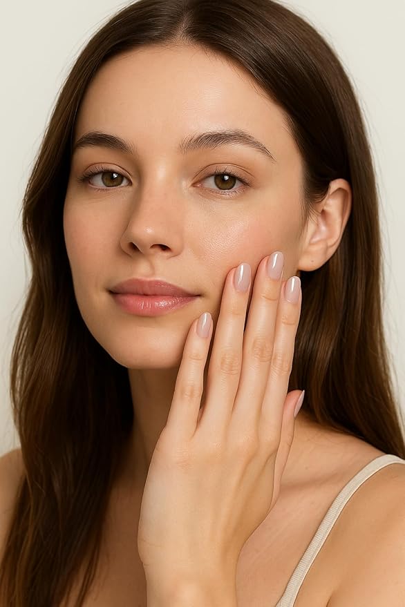 roro AHA Infused 21+ Free Nail Polish - Chip-Resistant High-Impact Nail Color Lacquer Made in the USA, Vegan/Cruelty-Free, Gluten-Free, Sheer Tights, Milky Light Pink, .4Fl Oz/12mL