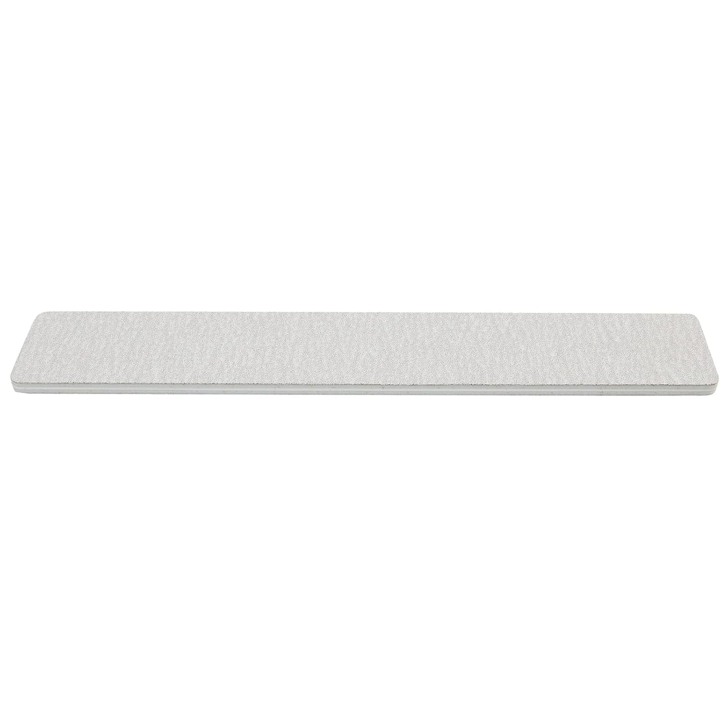 ForPro Professional Collection Rectangular Foam Boards, Zebra, 100/180 Grit, Double-Sided Manicure and Pedicure Nail Files, 7” L x 1.1” W, 12-Count