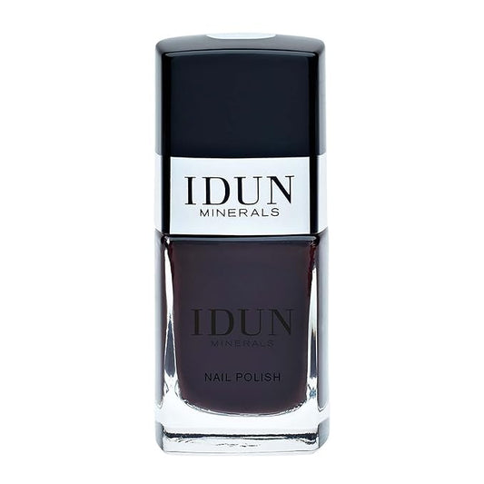 Idun Minerals Nail Polish - Long-Wear, High-Shine Vegan Formula - Infused With Vitamins And Sweet Almond Oil - Prevents Cracking And Protects Nails - Even Lacquered Result - Granat - 0.37 Oz