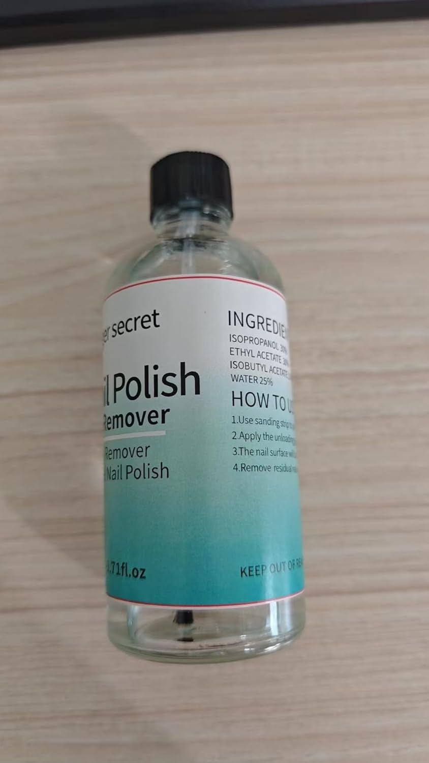 Finger Secret Nail Polish Gel Remover Kit - Quick、Magic and convenient for Gel Nails remove.110ml,Professional Nail Remover Product for Salon & Home Use.Easy to operate 3.7fl.oz