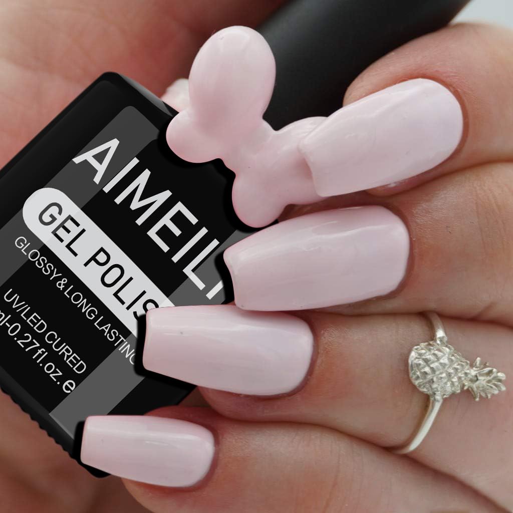 AIMEILI Gel Nail Polish, Hema Free, Cruelty Free, Vegan, Soak Off U V LED Nail Art for Women Girls Manicure Salon DIY Home - 993 8ml
