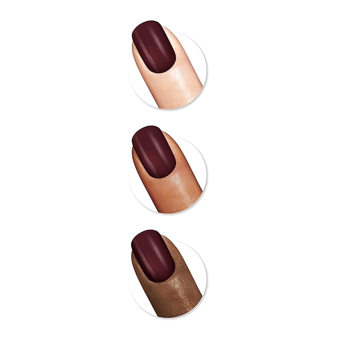 Sally Hansen Good. Kind. Pure. Nail Polish | Plant-Based, Vegan, 16-Free Formula | Opaque, Shiny | 327 You're My Soil-Mate | Dark Brown Nail Color