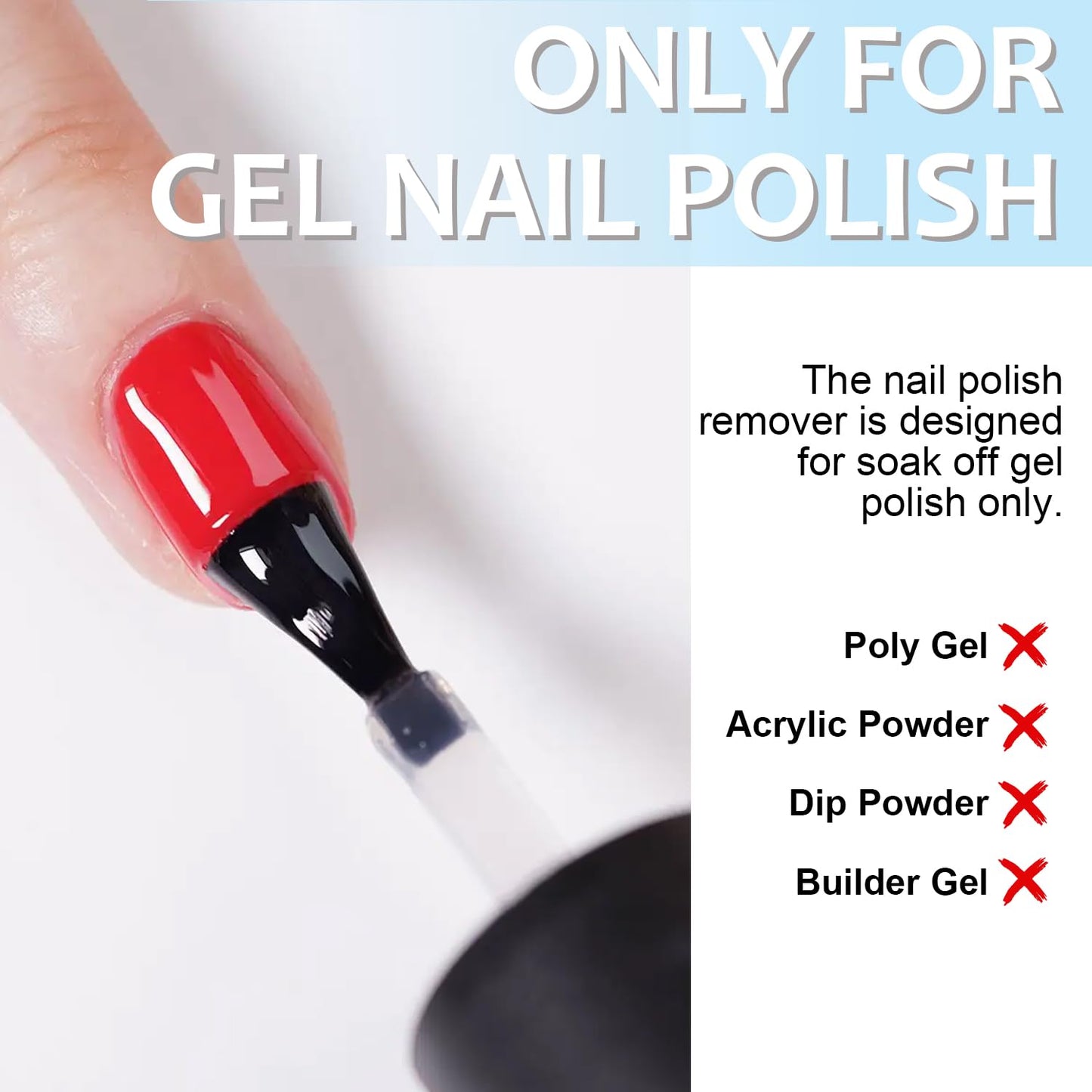 Quick Gel Nail Polish Remover Kit, Magickly Remove Polish in 3-5 Mins for Nail Gel, with a 15ml Gel Remover, Cuticle Oil & Nail Tools, No Need to Soak or Wrap (Remover&Oil)