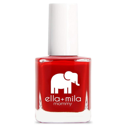 ella+mila Professional, Quick Dry, Long-Lasting & Chip-Resistant Red Nail Polishes (Paint the Town Red - 0.45 fl oz)