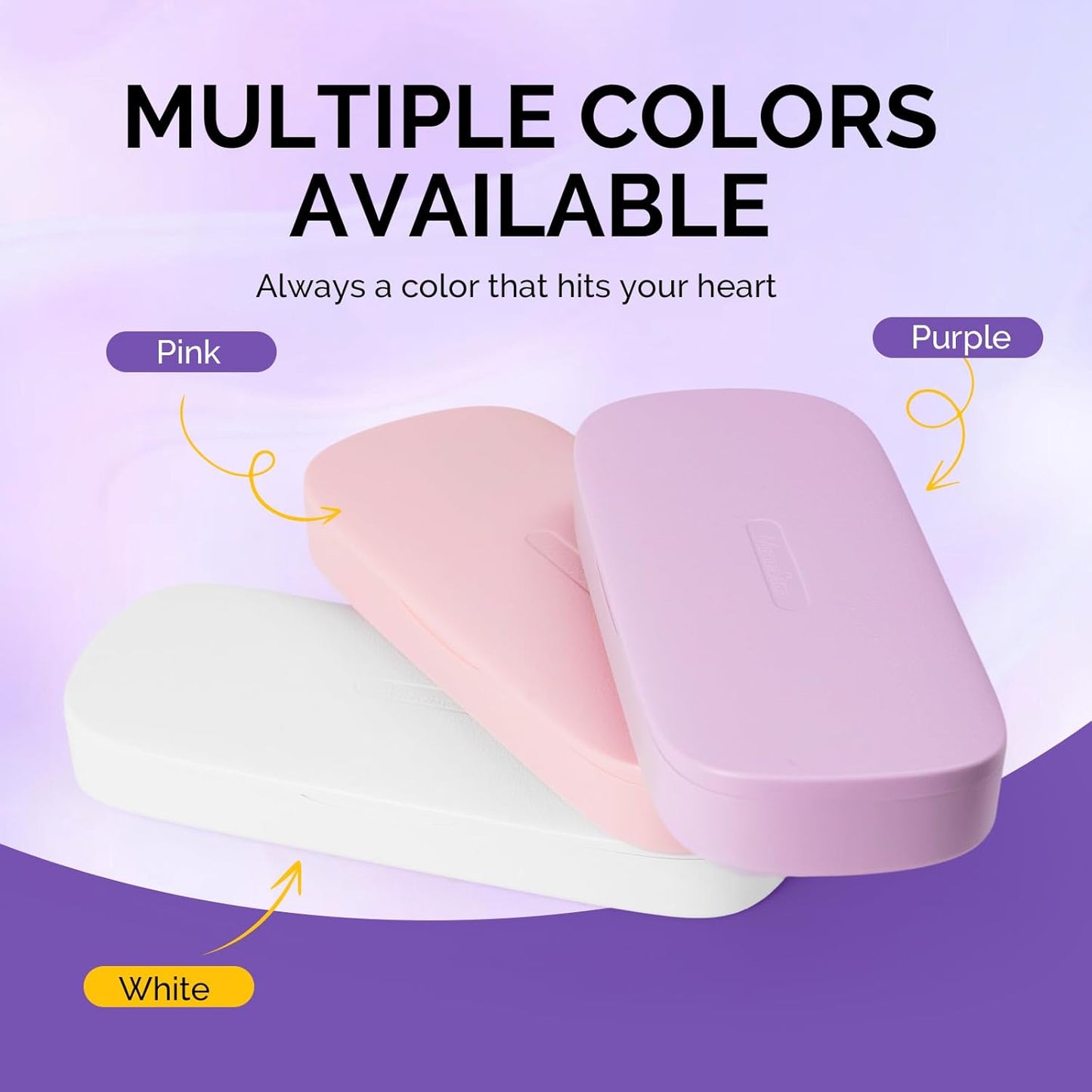 [2025 Upgraded]MelodySusie Acrylic Nail Tool Storage Box,Portable Dustproof Stand Displayer Holder Organizer Container Manicure Efile Accessories Nail Drill Kit Case,Travel Salon Home,Purple(Only Box)