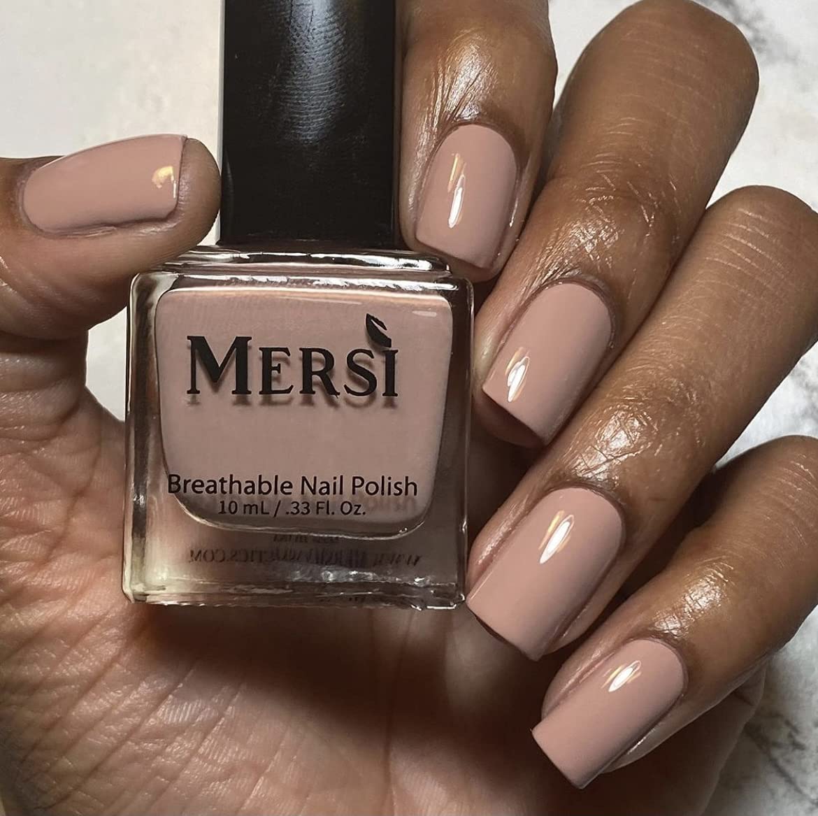 Mersi Salina Halal Nail Polish | Breathable Nail Polish | Vegan Nail Polish