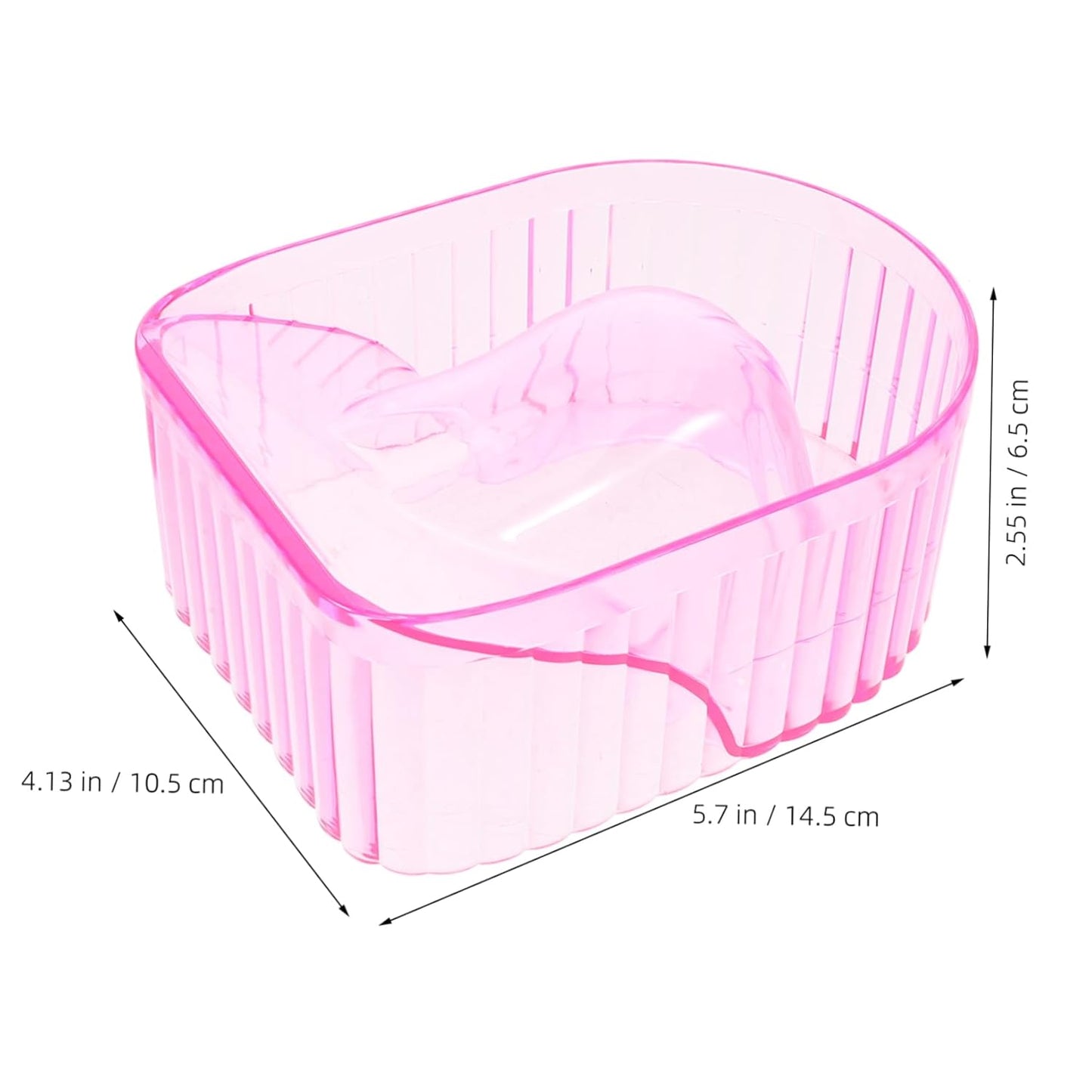 Nail Soaking Bowl for Manicure and Nail Art Comfortable Design and Softening for Home and Salon Use