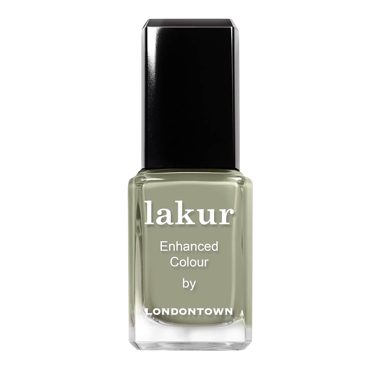 LONDONTOWN lakur Nail Polish - Chip-Resistant, Non-Toxic, Conditions & Hydrates Nails | Glossy Jade Green, Sedona, .40 fl oz
