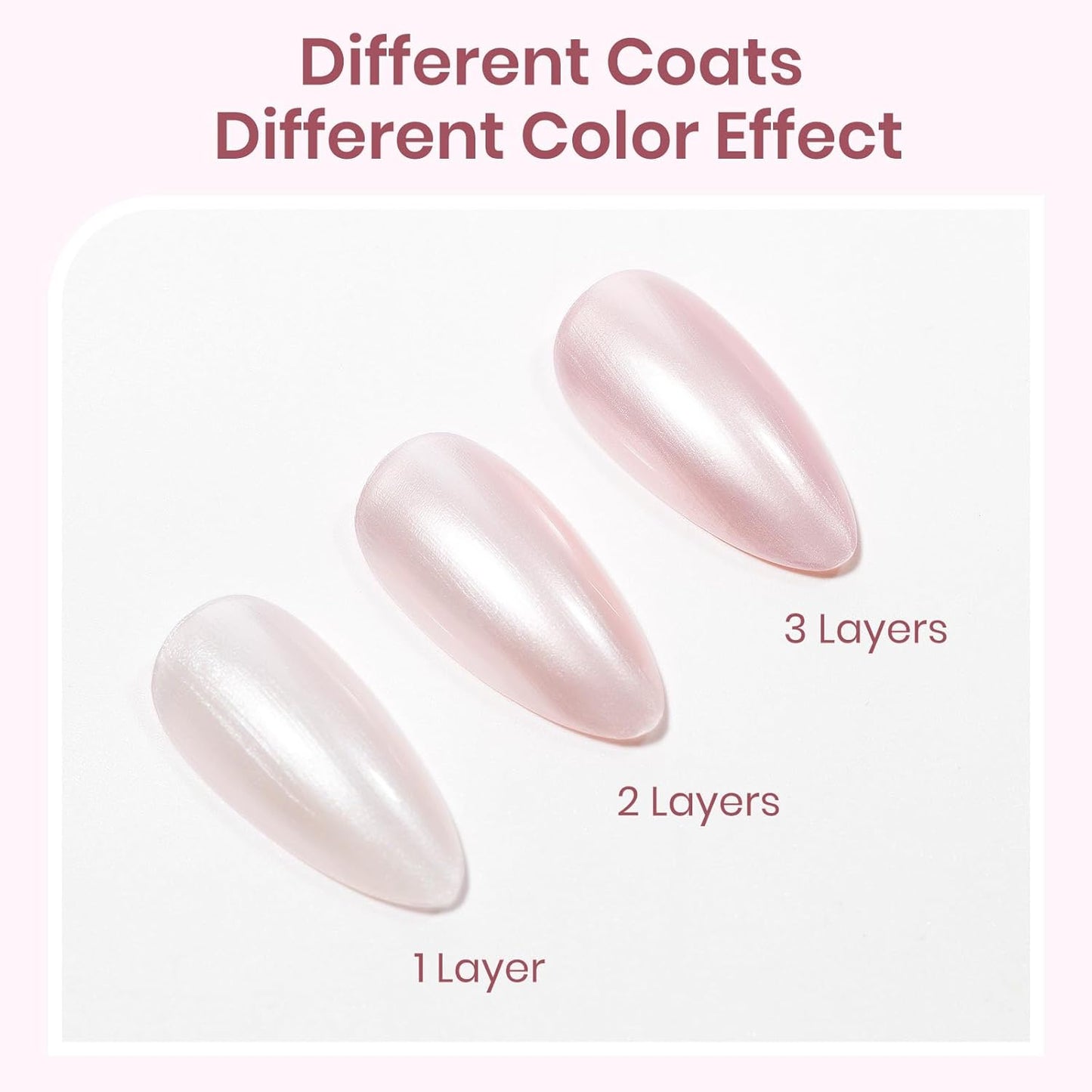 Pink Pearl Nail Polish, Quick Dry Fast Shimmer Mermaid Air Dry Fast Nail Lacquer DIY Manicure for Women Girls