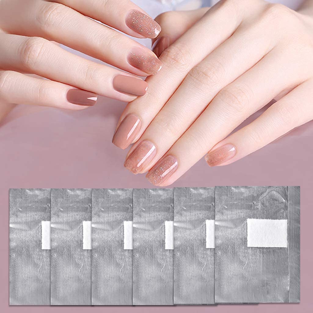 Tongcloud Nail Polish Remover Nail Foil Wraps Nail Gel Remover Soak Off Foils Cotton Pads Gel Polish Remover Soak Off Wrap (2.5x3.5, 200.00)
