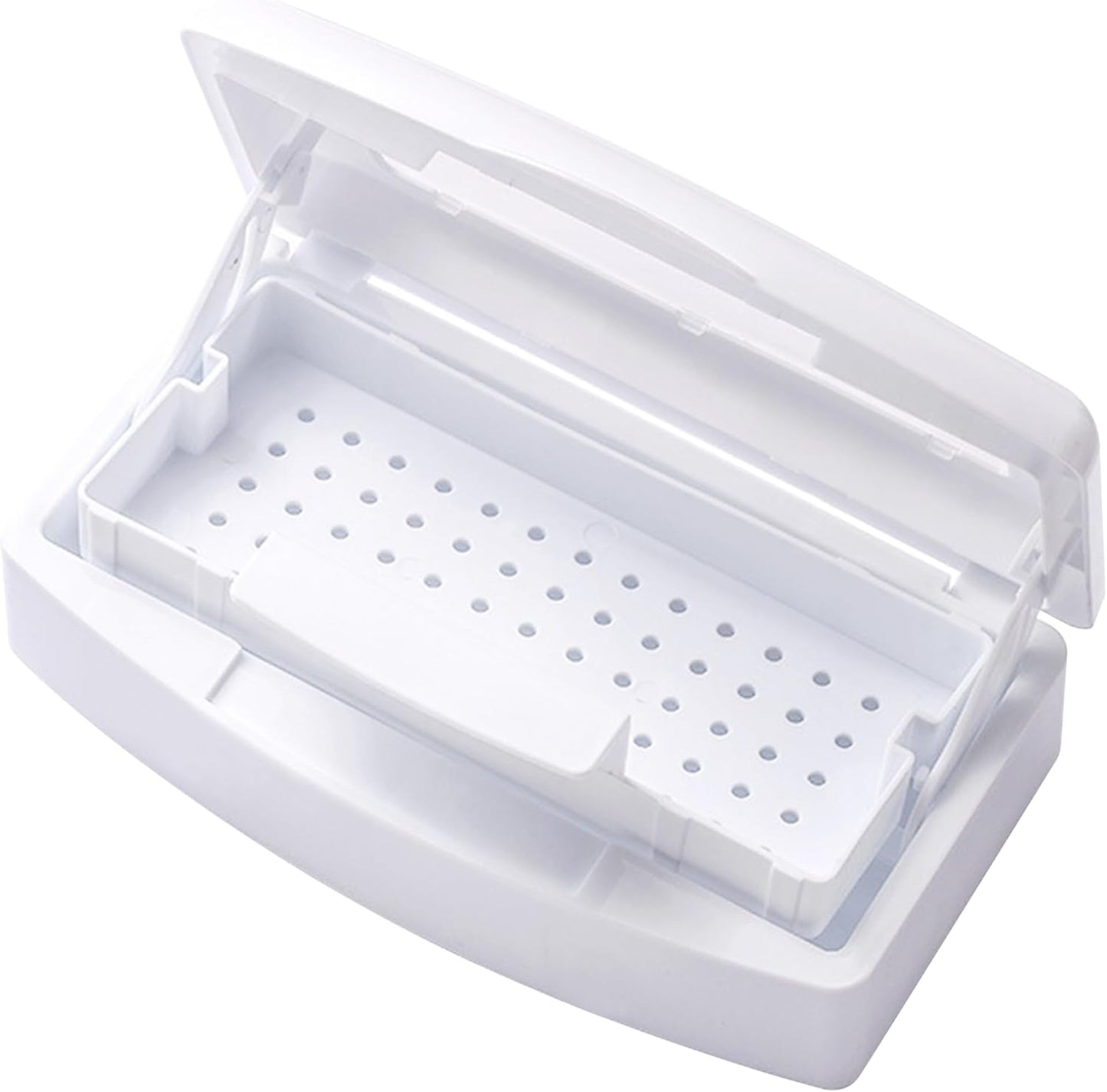 Nail Tool Sterilizers Nail Soaking Tray Box Cleaner Pot for Eyelash Scissors Tweezers Nail Art Tools Manicure Lash Soaking Tray Clean Box