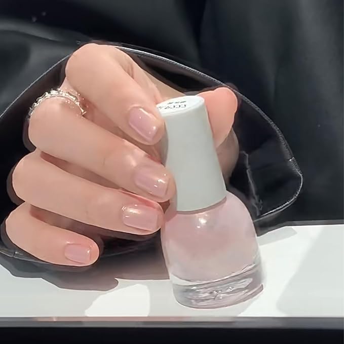 COSMOO Pink Quick Dry Nail Polish, 0.34 Fl Oz (Pack of 1), Blue