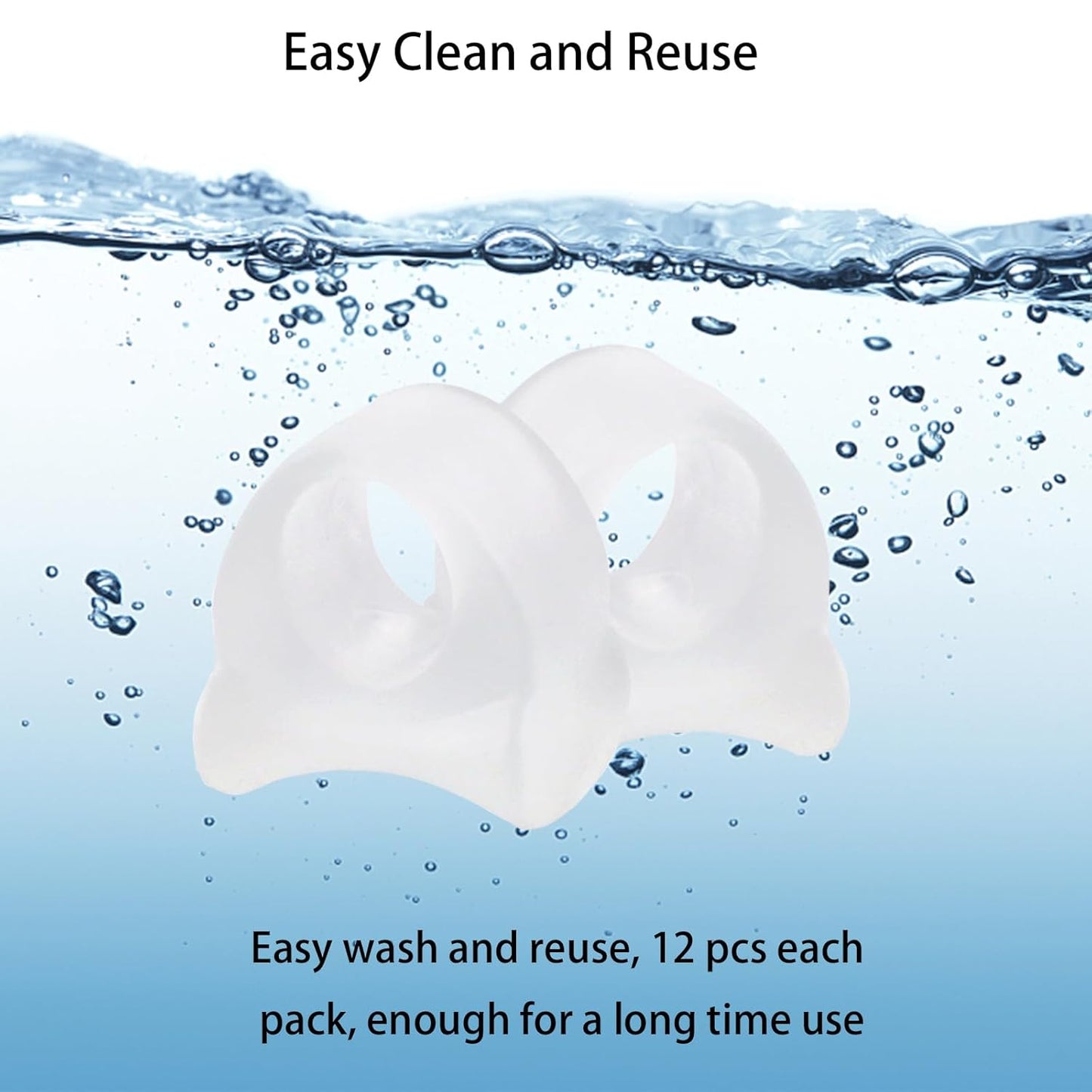 12pcs Gel Toe Spacers, Toe Separators to Correct Your Toes, Toe Support Big Toe Spacers for Overlapping Toes Bunions Hammer Toe Relaxation Restore Toes to Their Original Shape