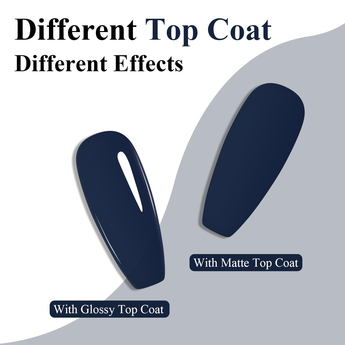 Imtiti Blue Gel Nail Polish, Haze Blue Gel Polish High Gloss Soak Off UV LED Nail Gel Polish Autumn Winter Gel Polish Nail Art Manicure Salon DIY Design Gel Nail Kit 10ML