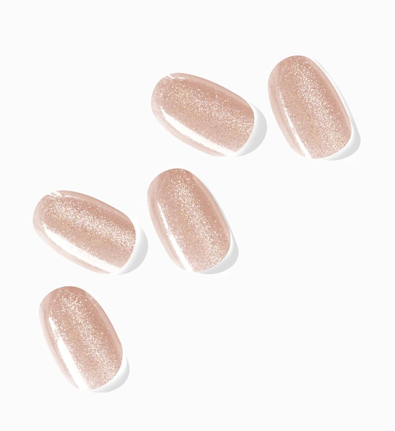 NOVA, Semi Cured Gel Nail Strips (Cashmere) - The 10 Minute Manicure. Salon-Quality, Female Founded, Works with Any Nail Lamp, Easy to Apply & Remove - Incl. Nail File & Wooden Stick (Cashmere)