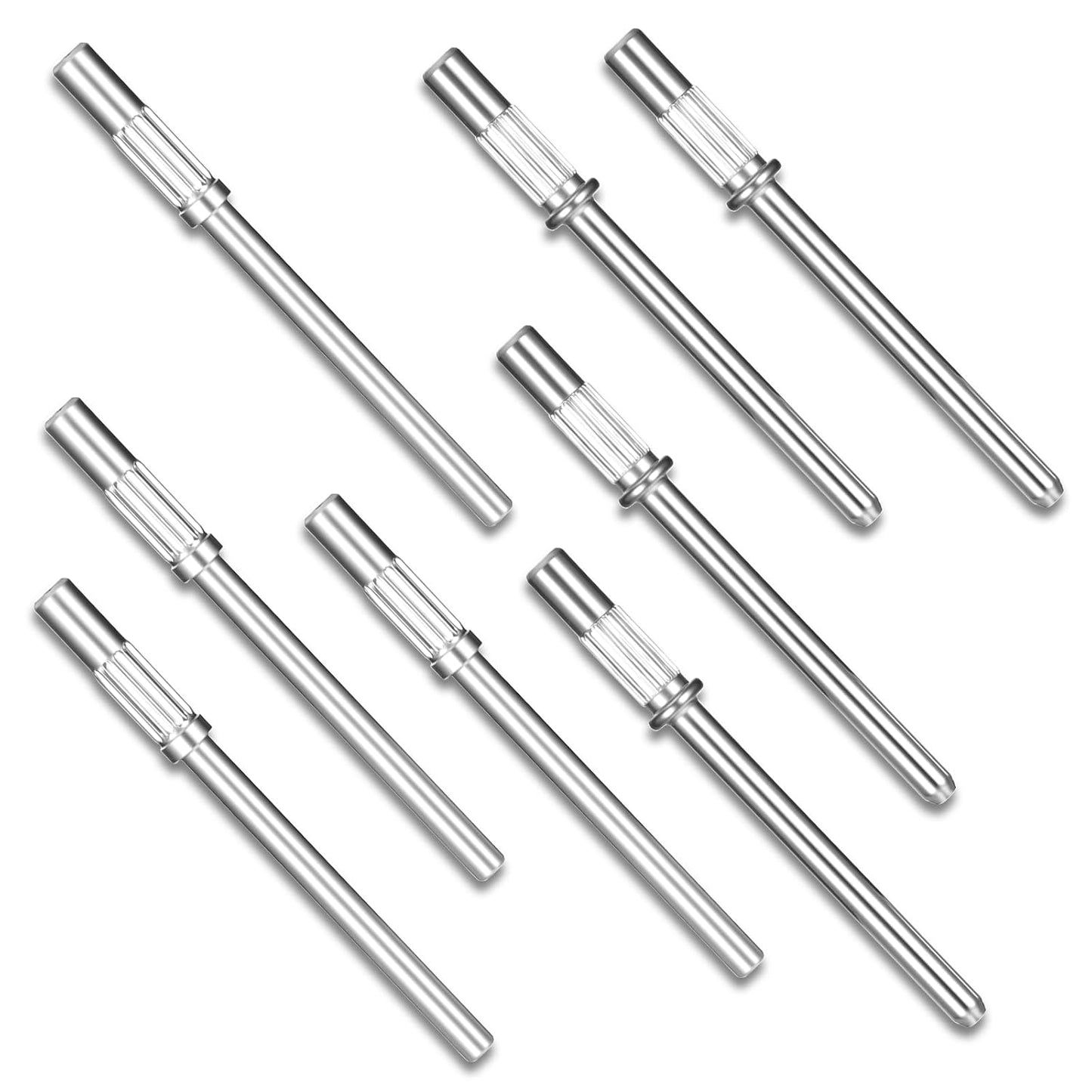 8 PCS Mandrel Bits for Small Sanding Bands, 3.1 Mm Mini Mandrel Nail Drill Bit, Small Sanding Bands Nail Drill Bits for Electric Drills File Machine Manicure Accessory