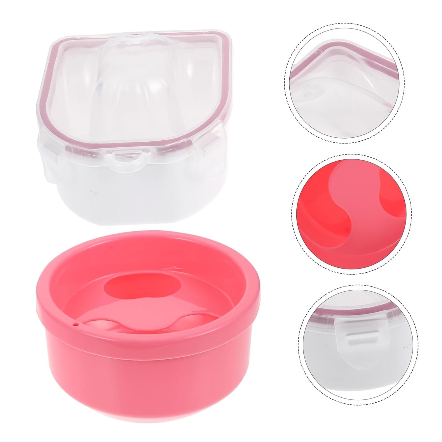 2pcs Hand Soaking Bowl Nail Salon Bowls for Pedicure Scrub Nail Hand Care