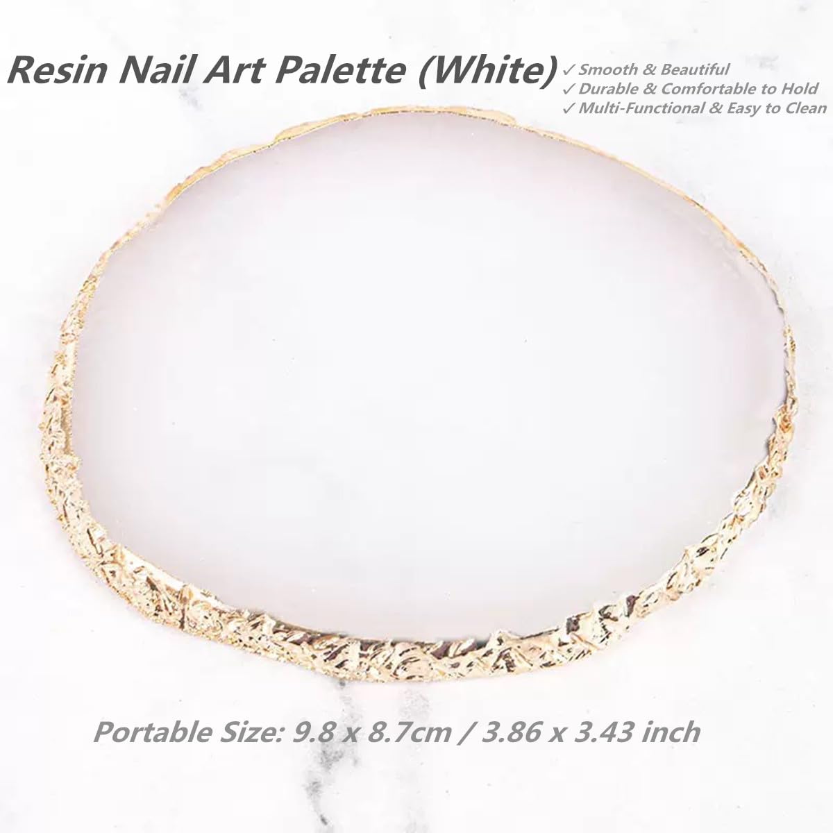 21Pcs Nail Art Design Tool Kits - 1 Resin Nail Art Palette, 5 Nail Art Dotting Pens, 15 Nail Art Brushes, Nail Polish Mixing Palette Double-Ended Dotting Pen Nail Liner Nail Drawing Brushes