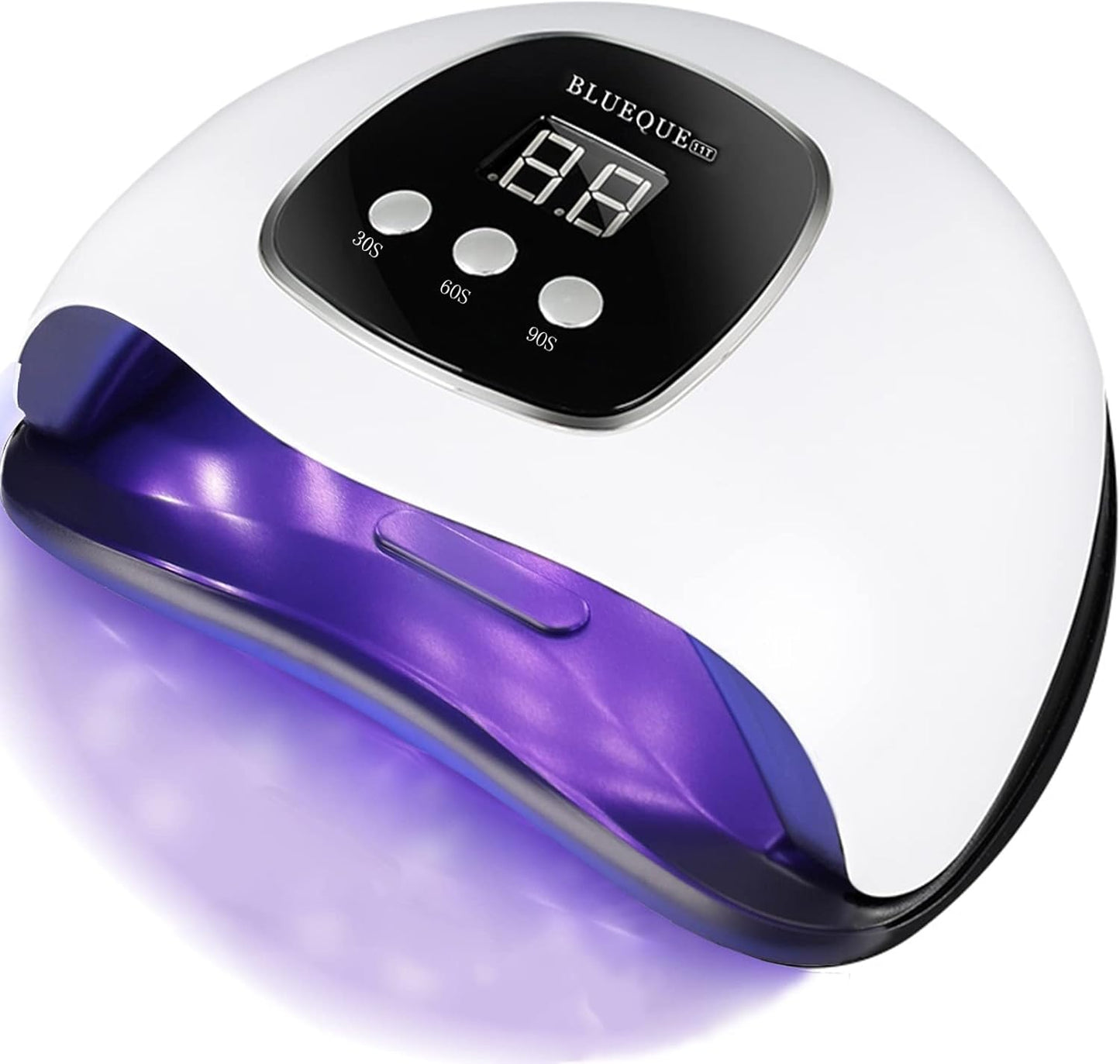 BIGBEAR UV Light for Nails, 48W LED Nail Light for Gel Polish, Fast Nail Dryer with Automatic Sensor, 3 Timer Setting, Small & Portable, UV LED Nail Lamp for Fingernail and Toenail