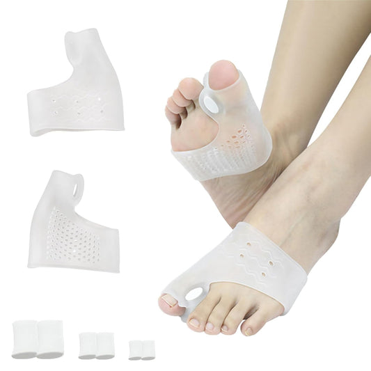 Toe Separators for Correcting Bunions and Restoring Toes to Their Original Shape for Men and Women – Toe Spacers Bunion Corrector (Transparent)