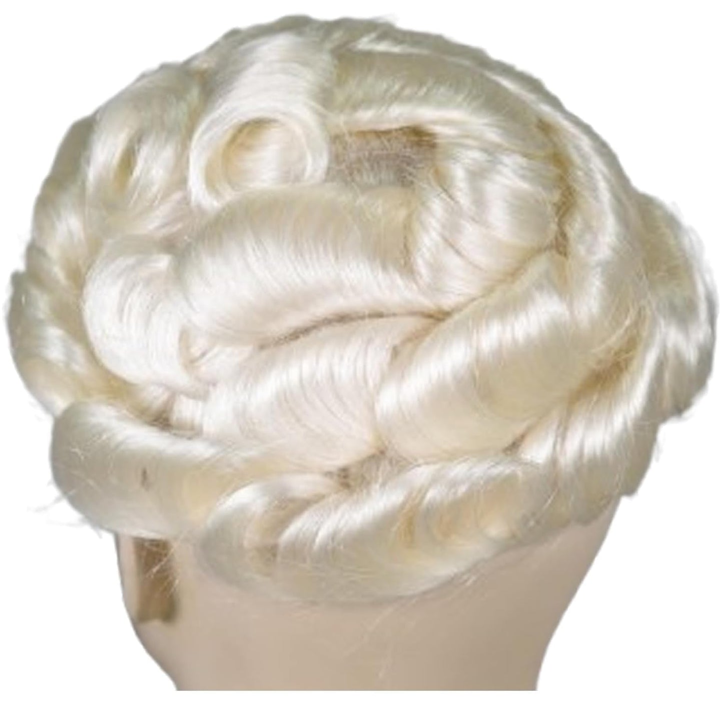 Human Hair Toupee for Men 10x8 Inch,European Human Hair Lace Front Natural Hairline Hair Pieces with 0.06mm Thin Skin PU V-looped Men's Hair Replacement System (#60R White color,100% human hair)
