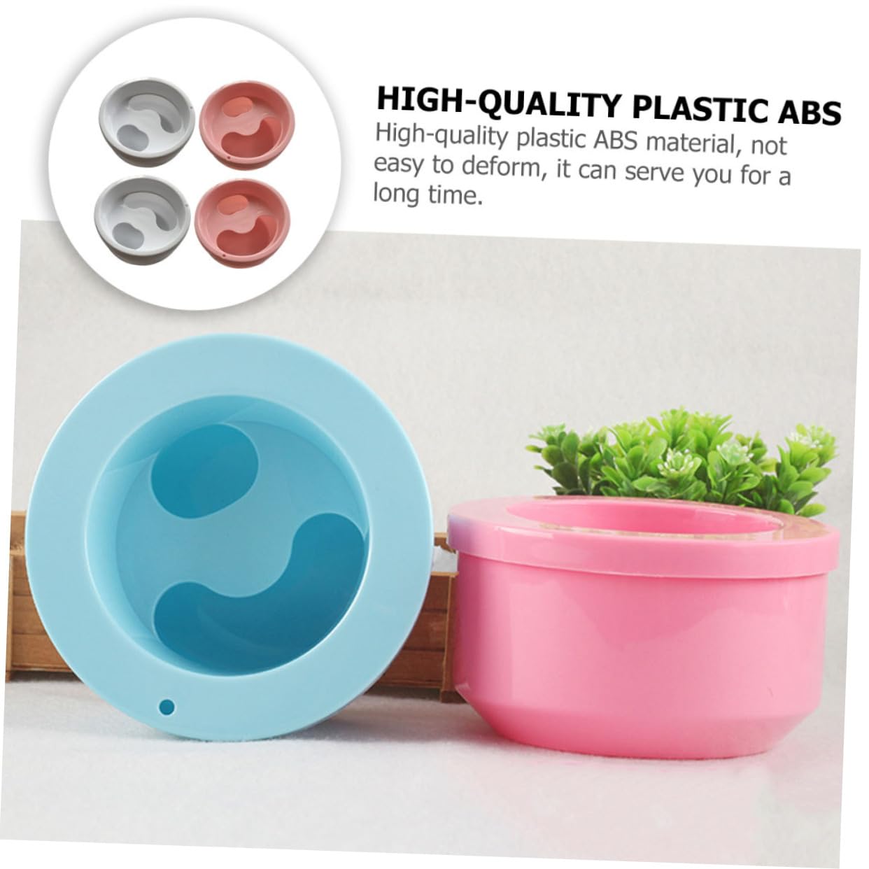 4pcs Manicure Soaker Bowl Hand Manicure Soaking Bowl Nail Art Uv Fake Manicure Bowl Luxury Nail Container s Tray Soak Haves Dip Spa Plastic Abs Random Color