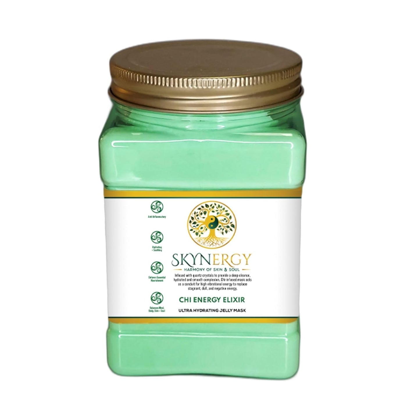 Chi Energy Elixir Jelly Mask - Professional Grade HydroGlo Jelly face Masks for facials professional Peel Off Face Mask for Skin Hydration,Radiance,Reduced Fine Lines,Pigmentation | 30 fl oz