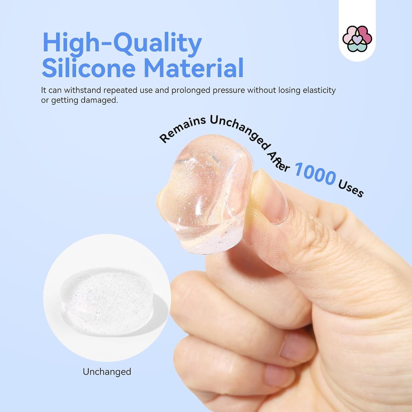 Saviland French Tip Nail Stamp: 7PCS Colorful Glitter Nail Stamp and Replaceable Silicone Stamper Head Nail Scrapers French Tip Nail Tool Kit for Beginner DIY Nail Art Design Home Salon