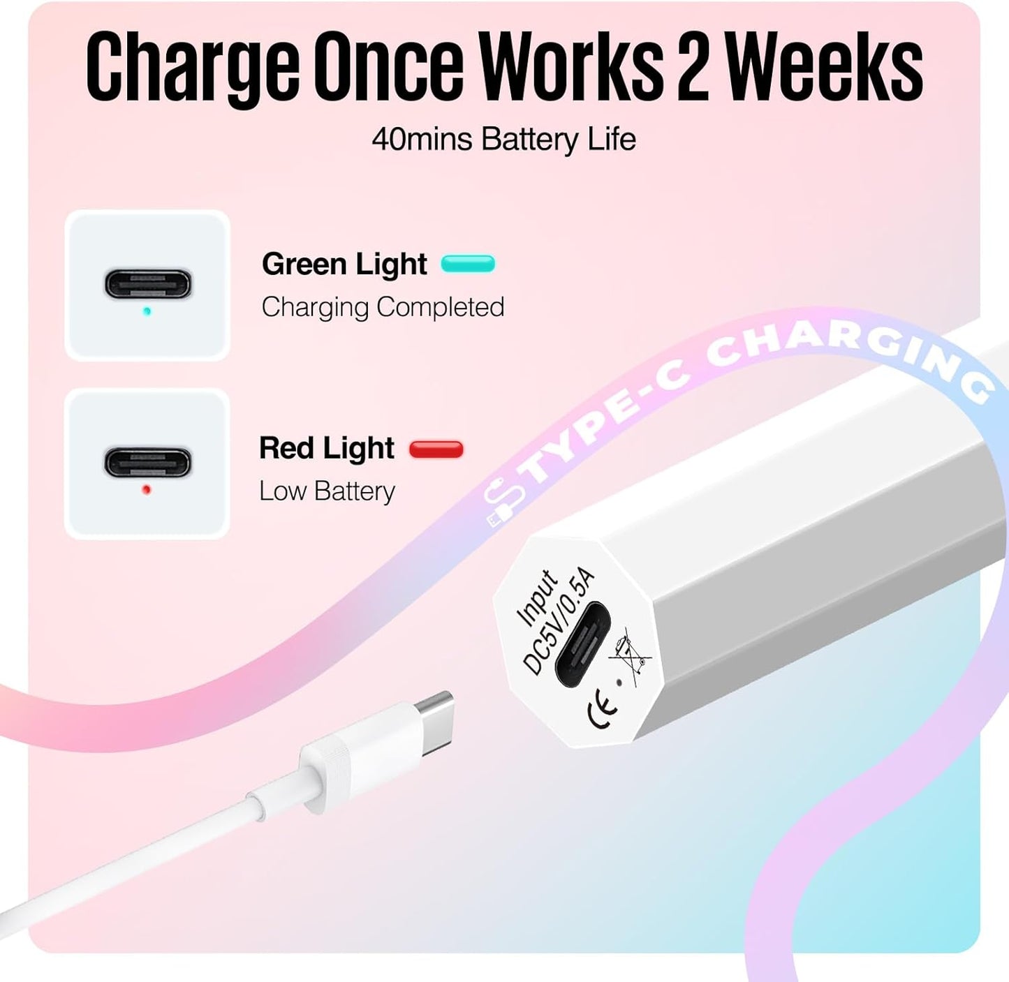 MEFA Handheld UV Light for Gel Nails, UV Nail Lamp with 2 Timer Settings, Portable Cordless Rechargeable USB Nail Dryer for Gel Nail Polish Fast Curing, LED Nail Lamp for Home DIY Salon Women