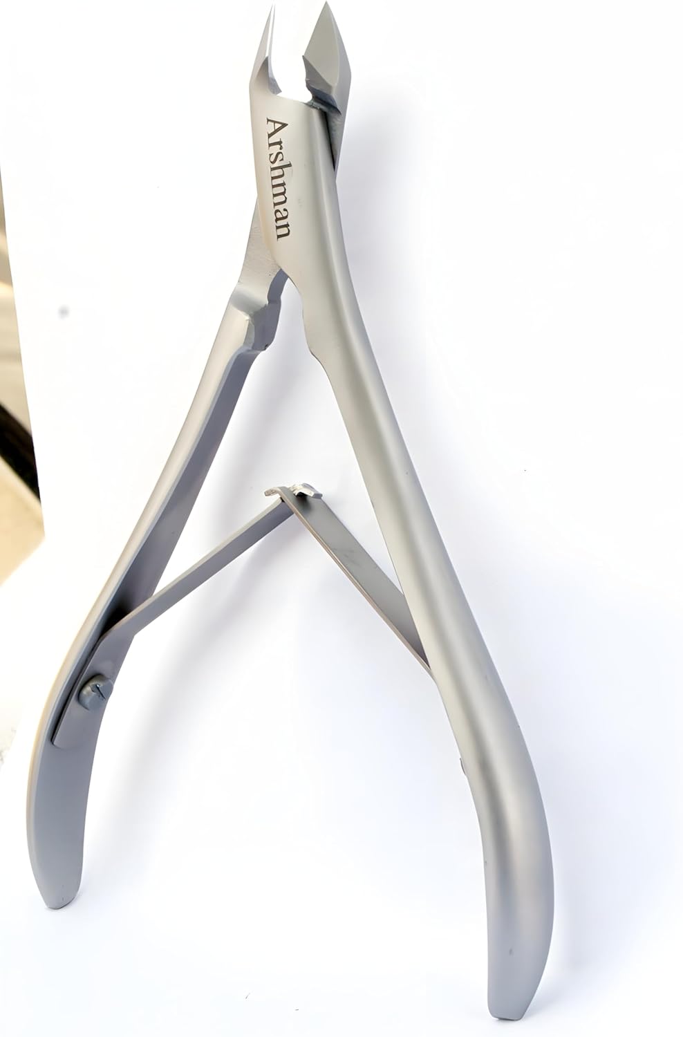 Cuticle Nippers Cuticle Clippers Trimmer Jaw Extremely Sharp Blades Stainless Steel Pusher Cutter Remover Pedicure Manicure Nail Nipper Tools with Double Spring