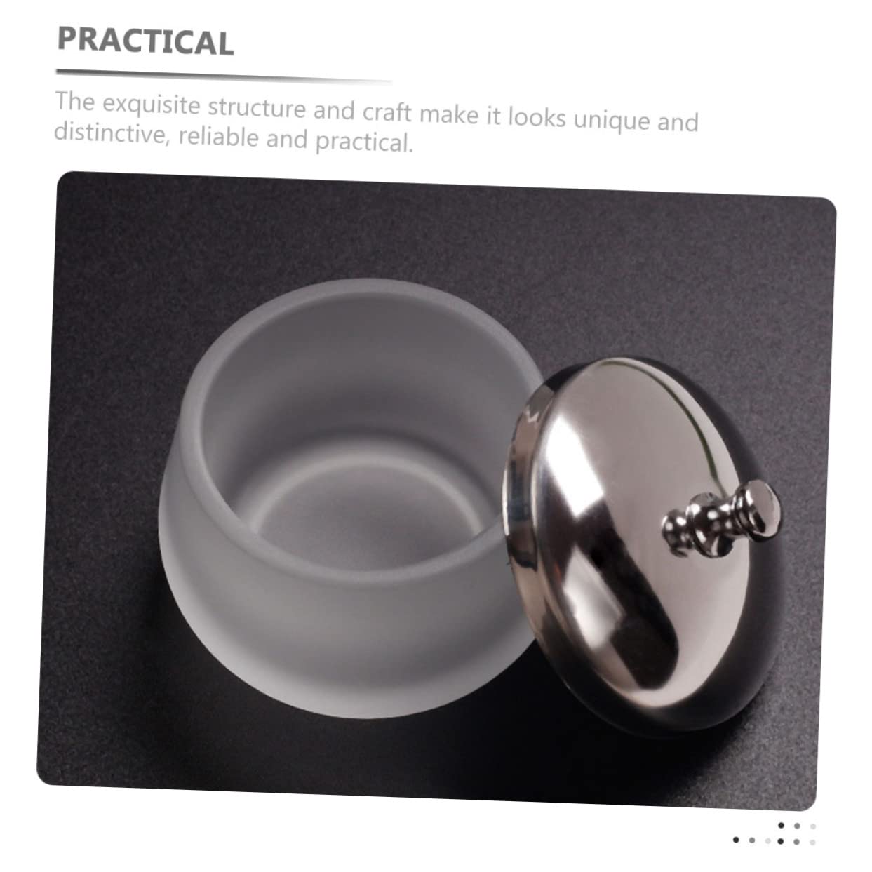 Decorative Glass Nail Soaking Bowl Lid Crystals for Nails Professional Manicure Cup