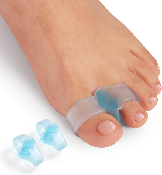 Bunion Corrector, Toe Separators with 2 Loops, 10 Pack of Gel Toe Corrector, Big Toe Spacer for Bunion Pain and Overlapping