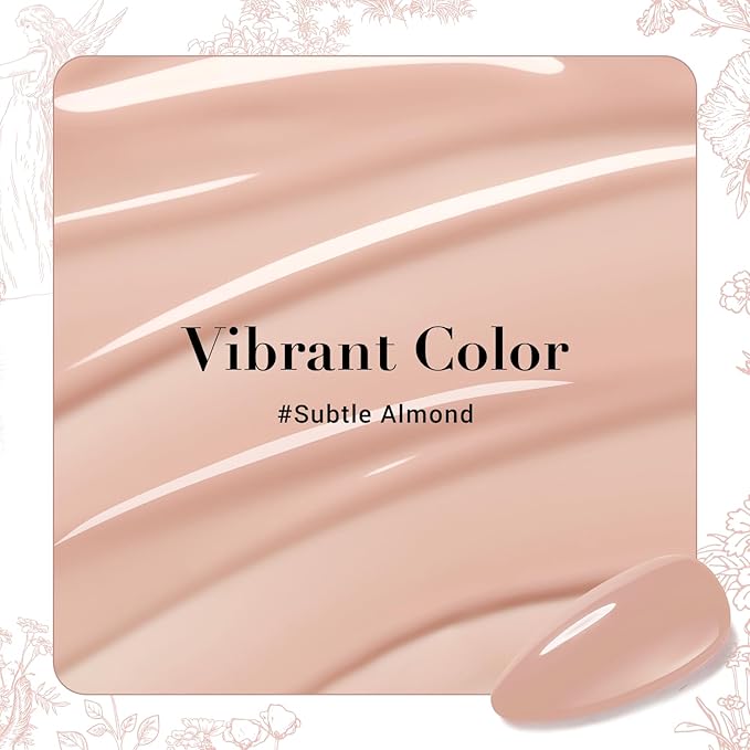 AZUREBEAUTY Nude Nail Polish Set, Light Brown Nail Polish Quick Dry Natural Infinite Shine Nail Lacquer Fingernail Polish Kit Salon-Quality for Women 2 PCS 0.34 oz Each