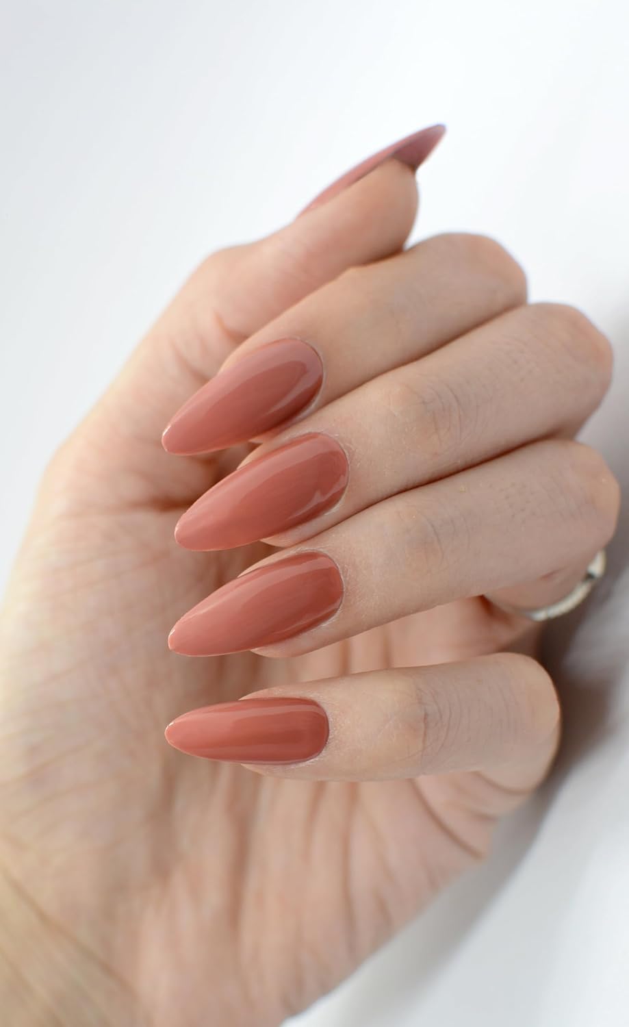 PINK MASK Gel Color Nail Polish Cinnamon 15ml / o.5 oz - UV/LED Gel Polish, Non Wipe, Long Lasting, Soak Off Formula