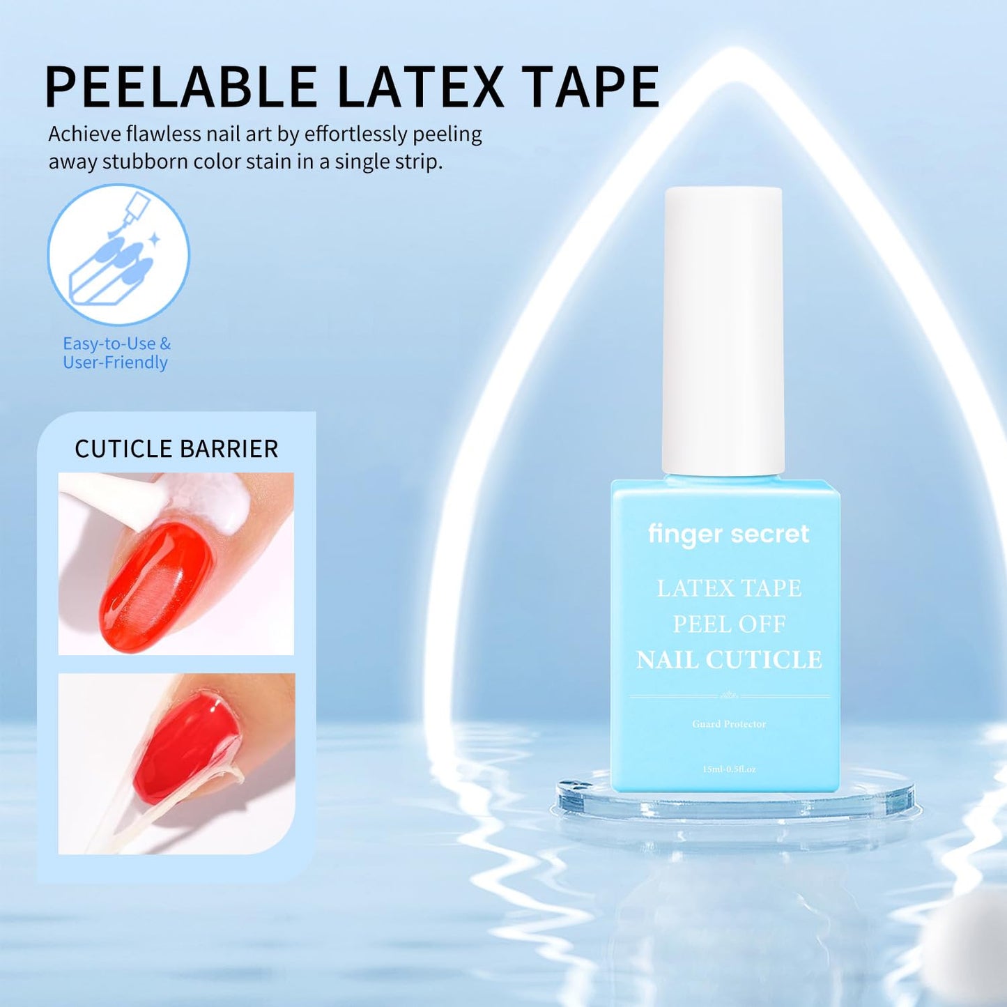 Nail Polish Gel Remover Kit - Quick、Magic and convenient for Gel Nails remove.15ml,Professional Nail Care Product for Salon & Home Use.Easy to operate.