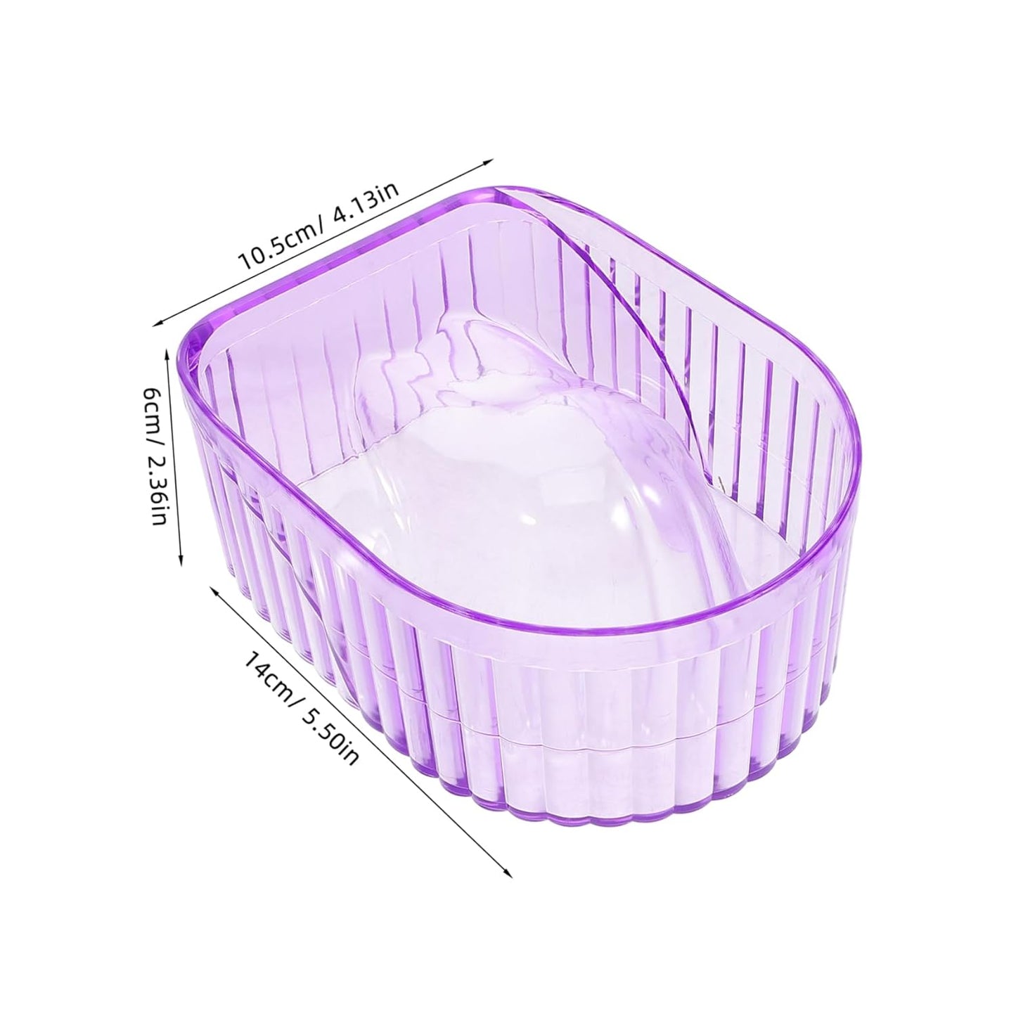 MERRYHAPY Manicure Soaking Bowl Nail Soaking Bowl for Hands Acrylic Nail Remover Tool Stylish