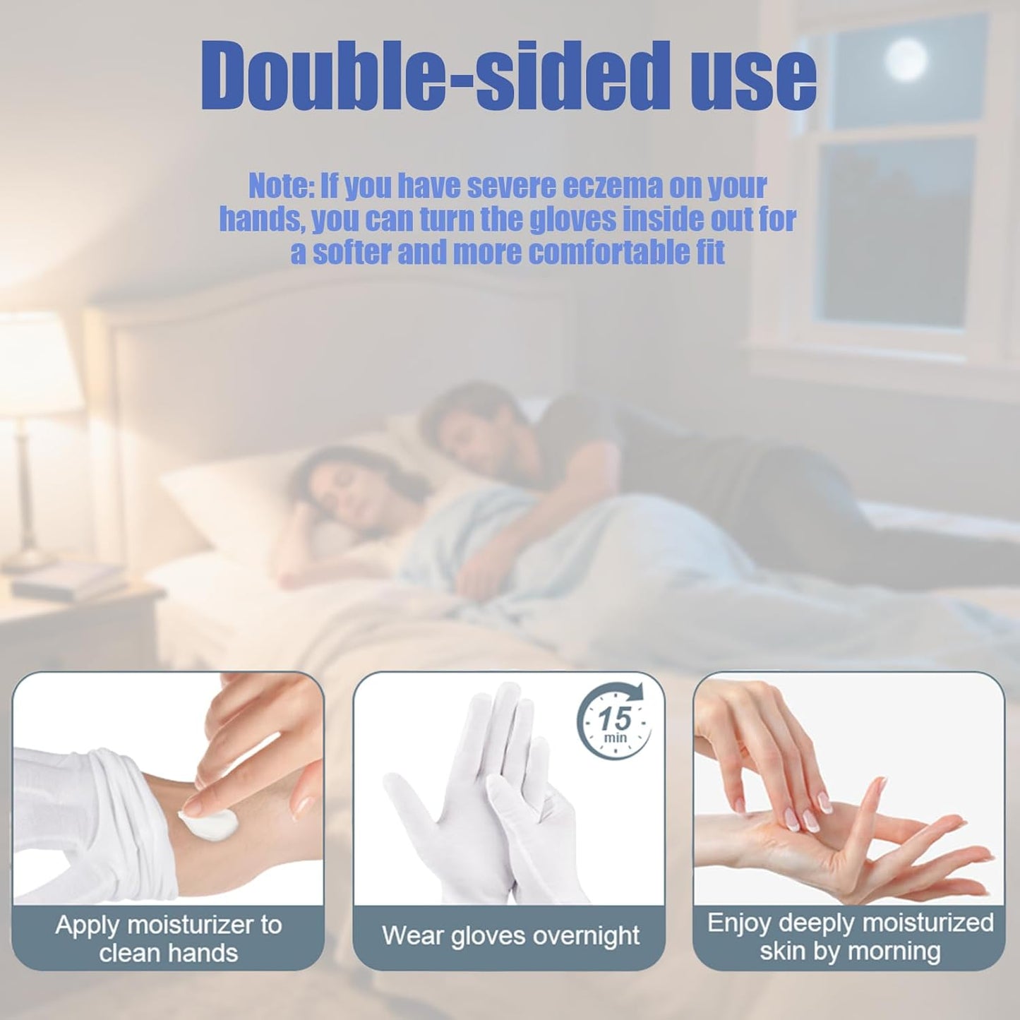 24 Pairs of White Cotton Gloves, Suitable for Both Men and Women, Breathable and moisturizing Gloves, Used to Relieve Hand Dryness and Eczema, Suitable for SPA Care, Cosmetics, and Jewelry