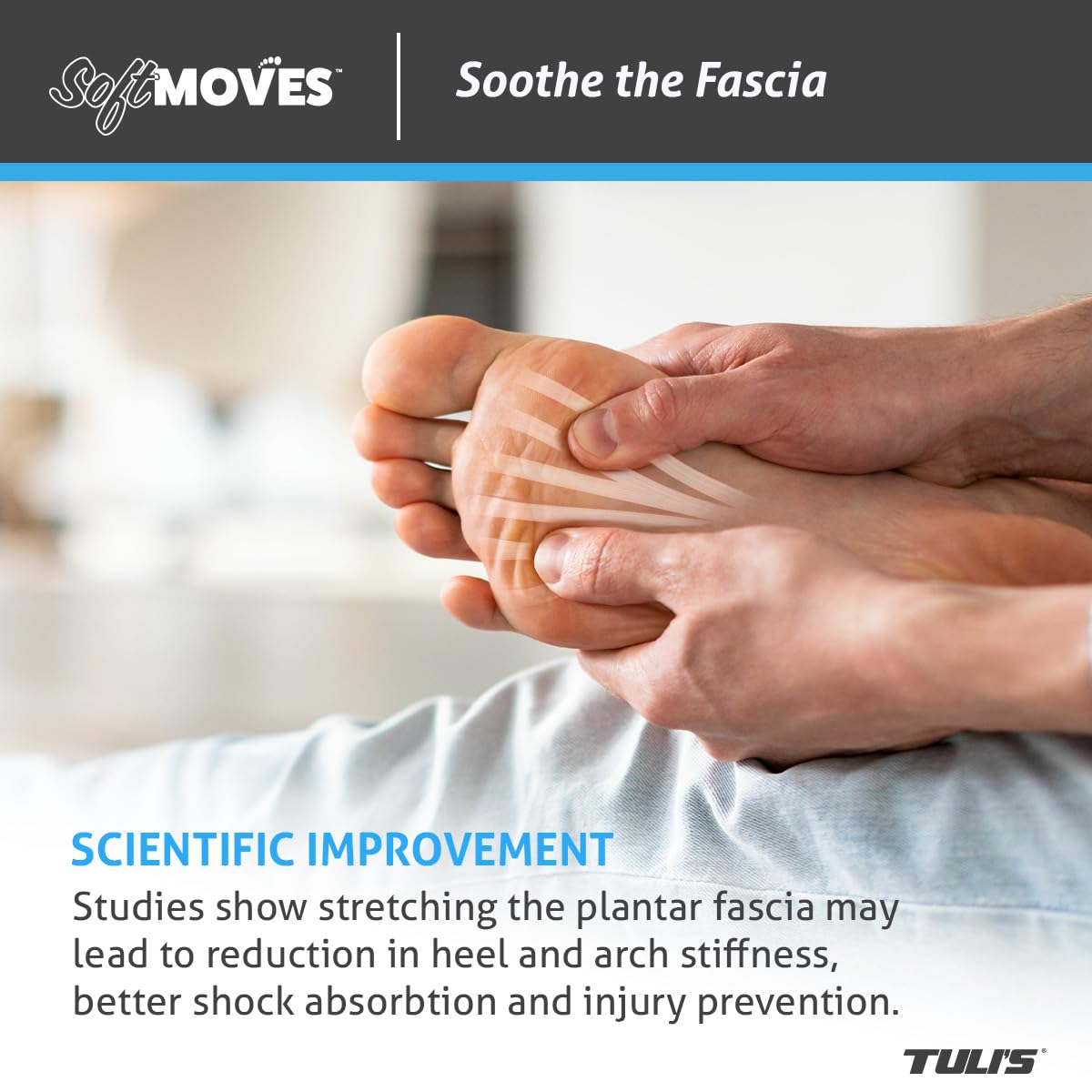 Tuli's Soft Moves Adjustable Toe Separators, Silicone Toe Spacers for Alignment, Bunions, Hammertoes, Plantar Fasciitis, Yoga, Morton’s Neuroma, and Foot Health, One Size Fits All, White