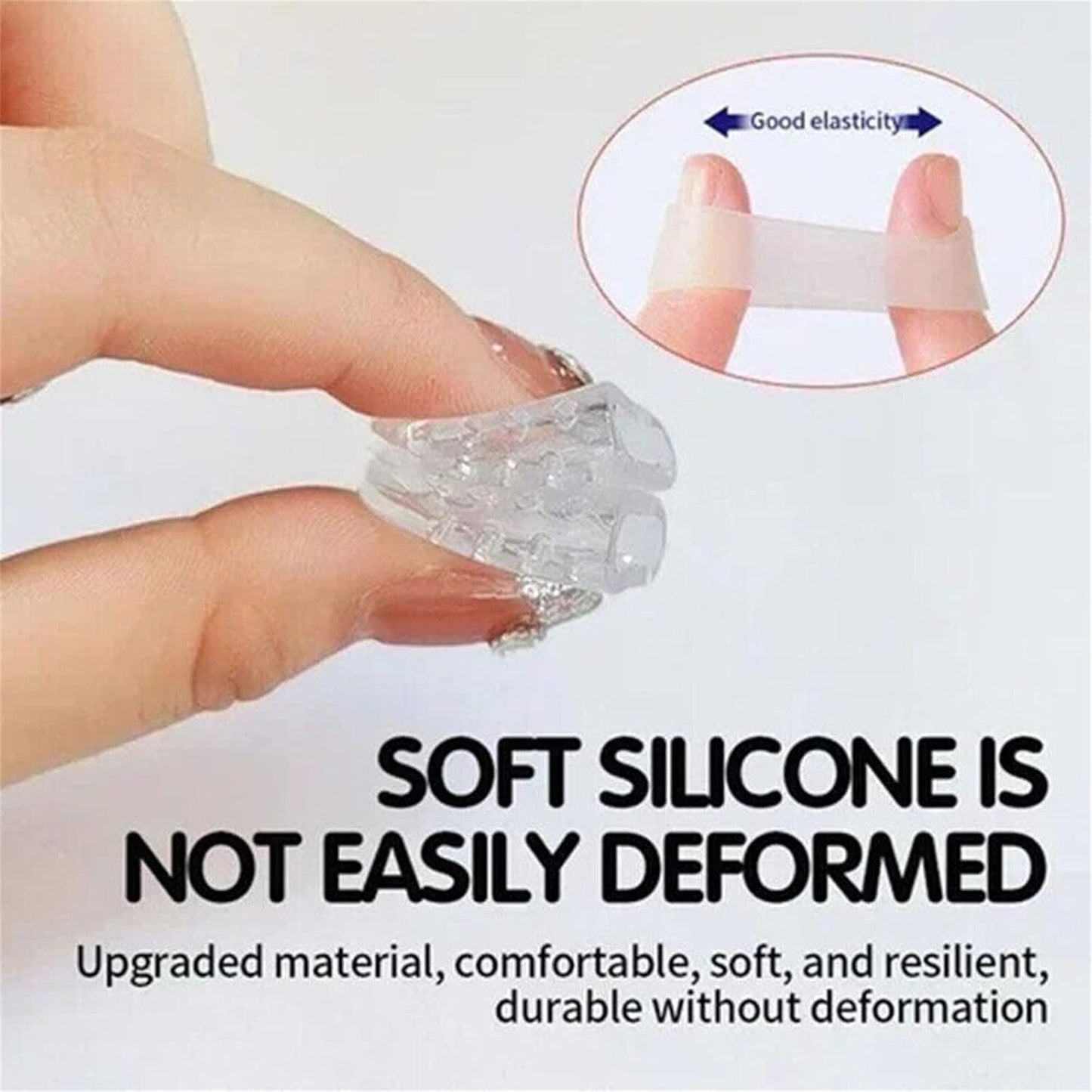 Silicone Anti Friction Toe Protectors Women, 10 Pcs Gel Toe Separators Breathable Little Toe Covers for Men and Women, Toe Sleeves for Ingrown Toenails, Corns, Calluses, Blisters and Pain Relief