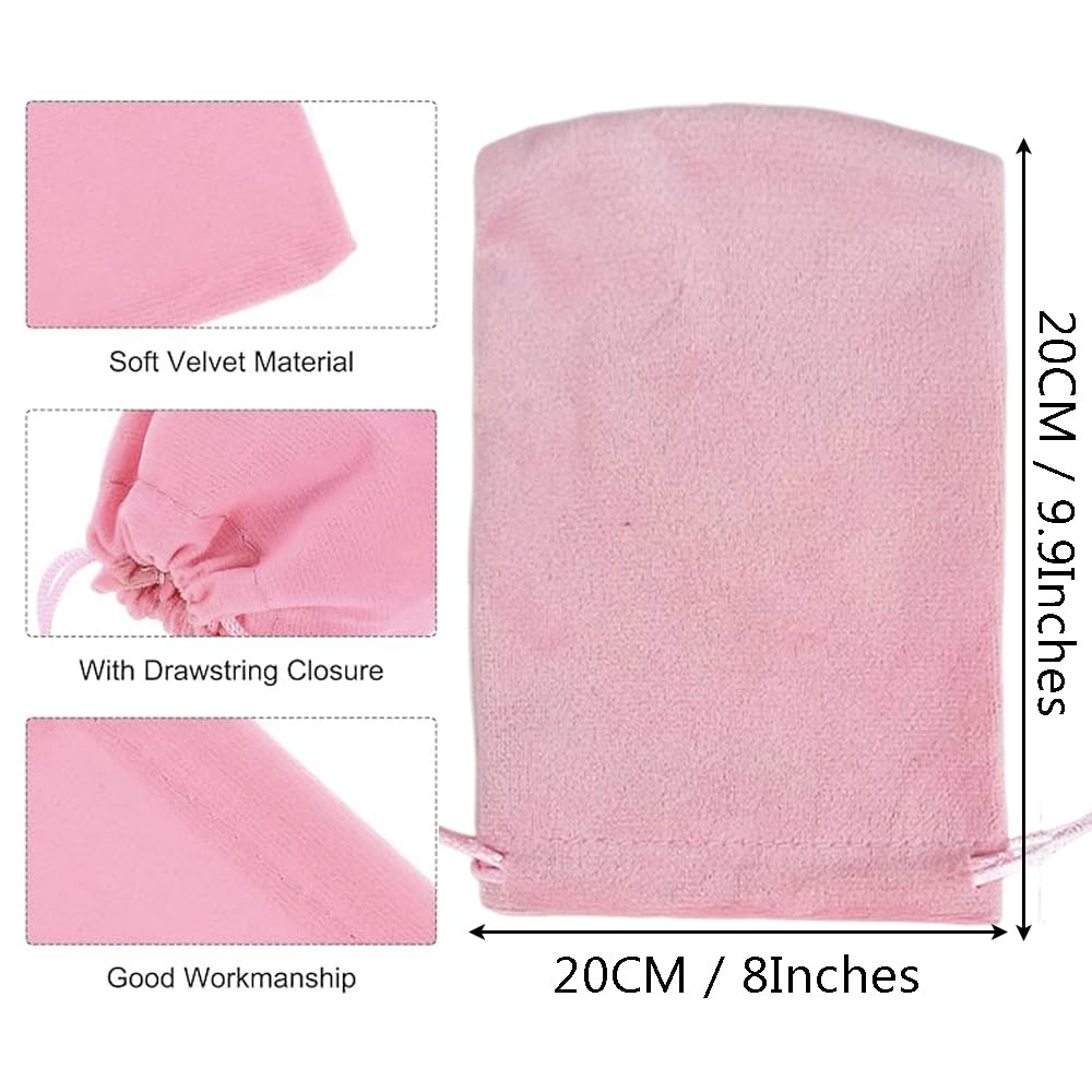 Paraffin Wax Mitts for Hand,Paraffin Heated Hand SPA Mittens for Women,Gloves Moisturizing Cracked Hot Wax Hand Thermal Treatment Wax Accessories,Pink