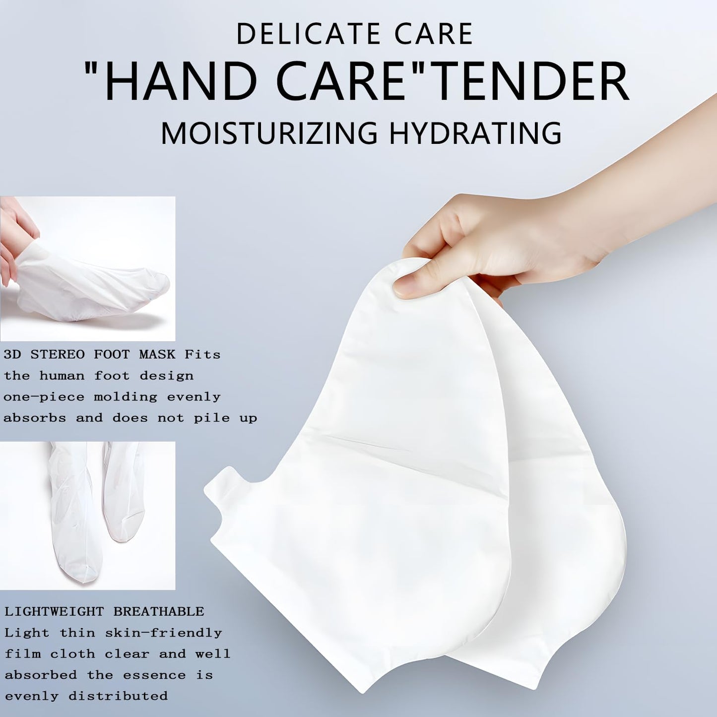 Foot Masks Moisturizing Socks - Moisturizes Tired, Dry & Cracked Feet, Exfoliating Hydrating Foot Mask - Dry Skin Solution - Moisturizing Foot Treatment- All Skin Types - 11Pairs